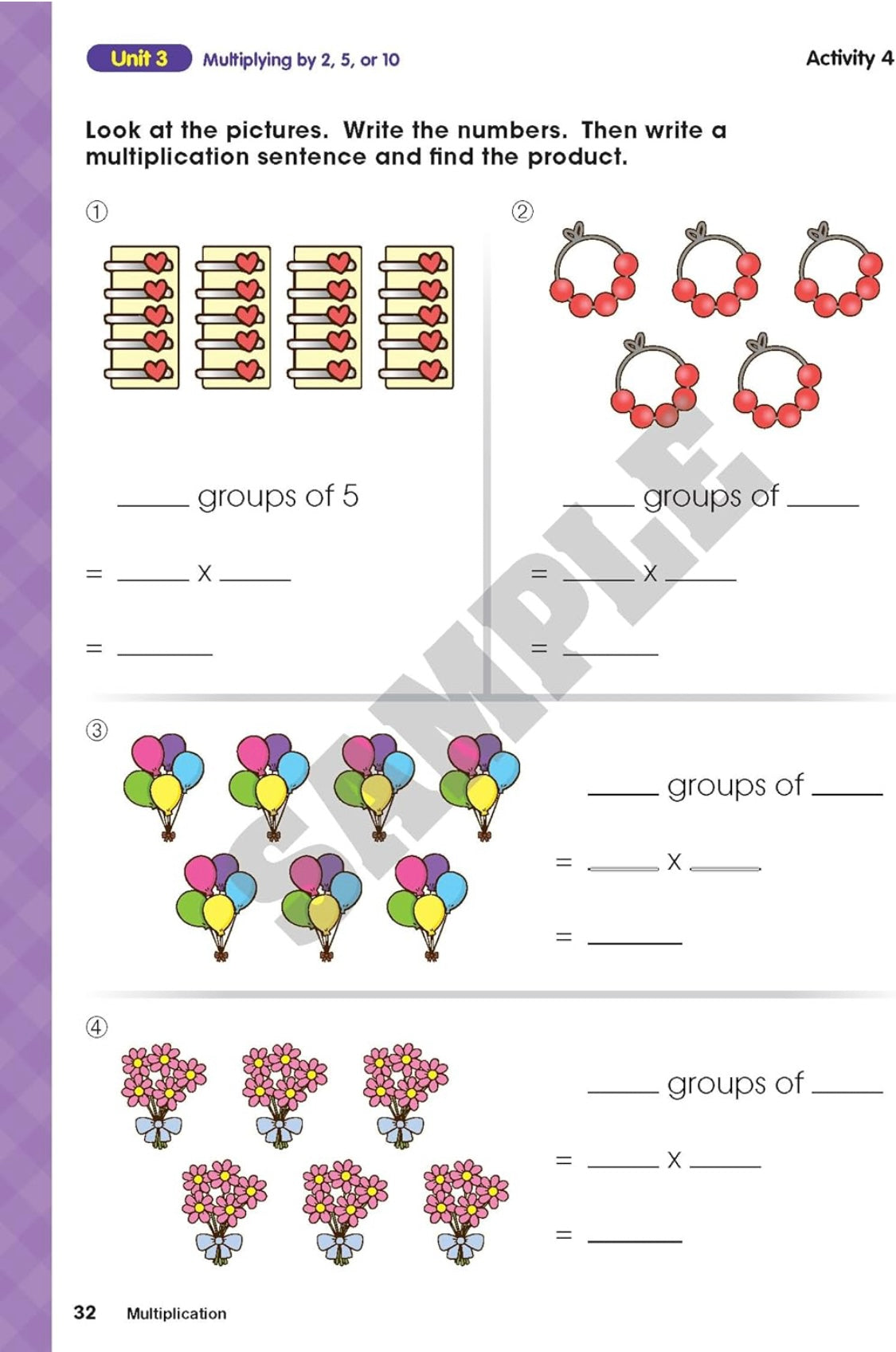 Visual Math Smart Multiplication (Practice Book)