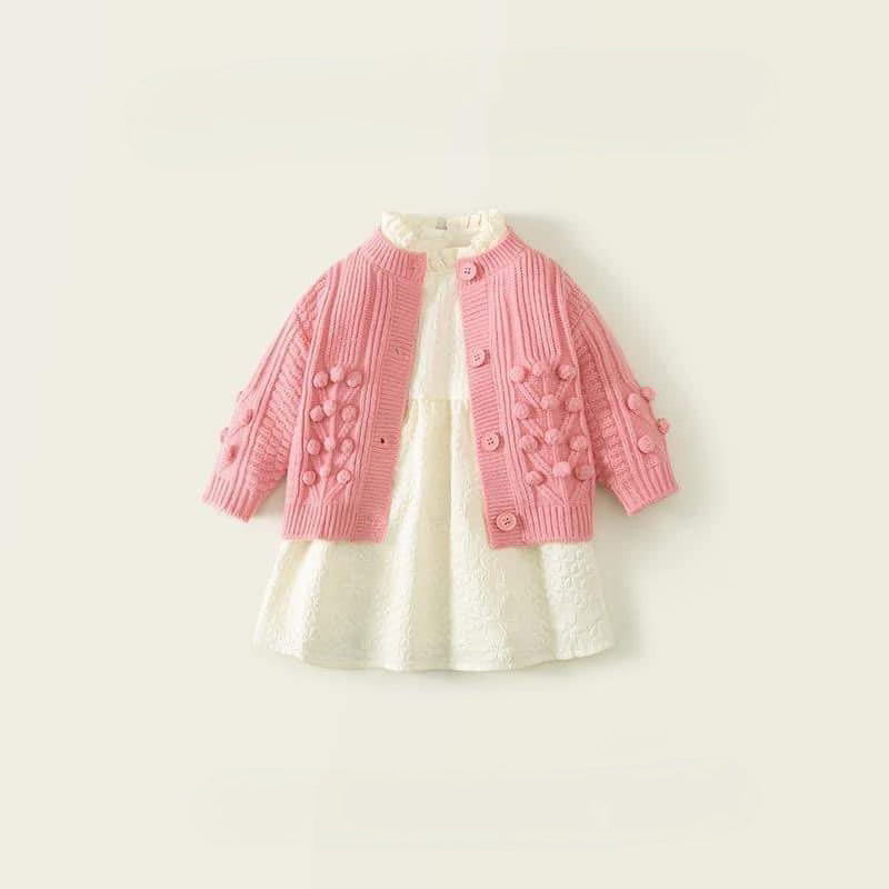 Spring Babydoll Dress + Sweater