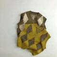 Load image into Gallery viewer, Argyle Knit Sweater Vest
