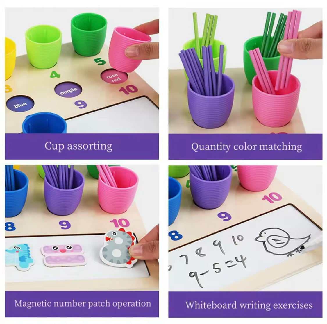 Wooden Math Board Set