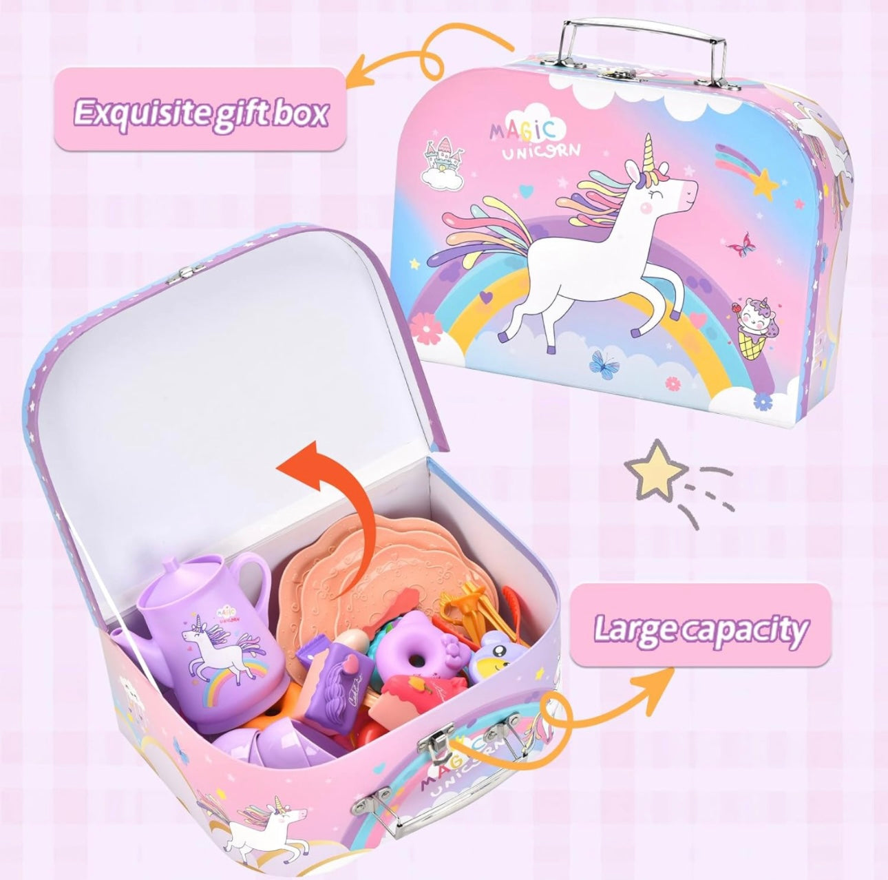 Unicorn Tea Set & Dessert