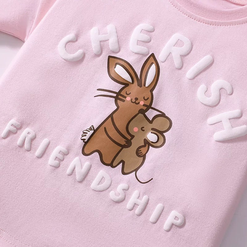Cherish Bunny Tee & Shorts Set