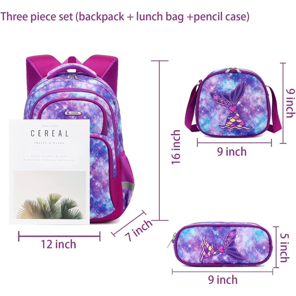 Mermaid Galaxy Trio - 3PCS Set