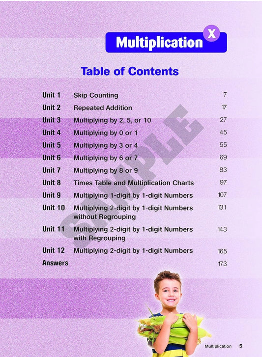 Visual Math Smart Multiplication (Practice Book)