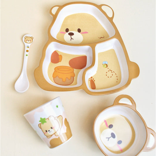 Honey Bear Utensils Gift Set