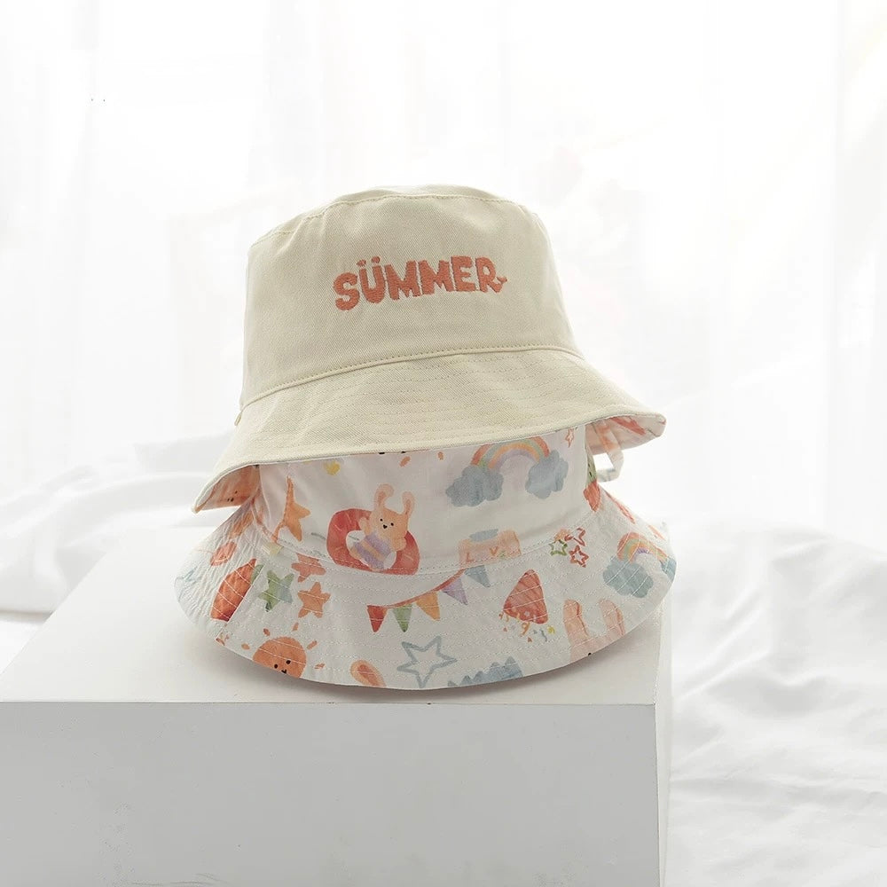 Summer Reversible Bucket Hat