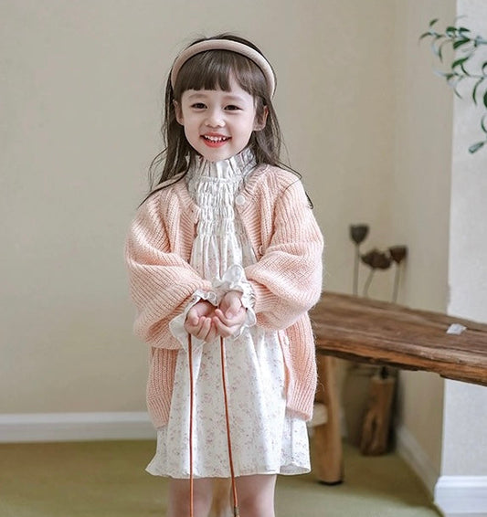 Vintage Dress + Cardigan