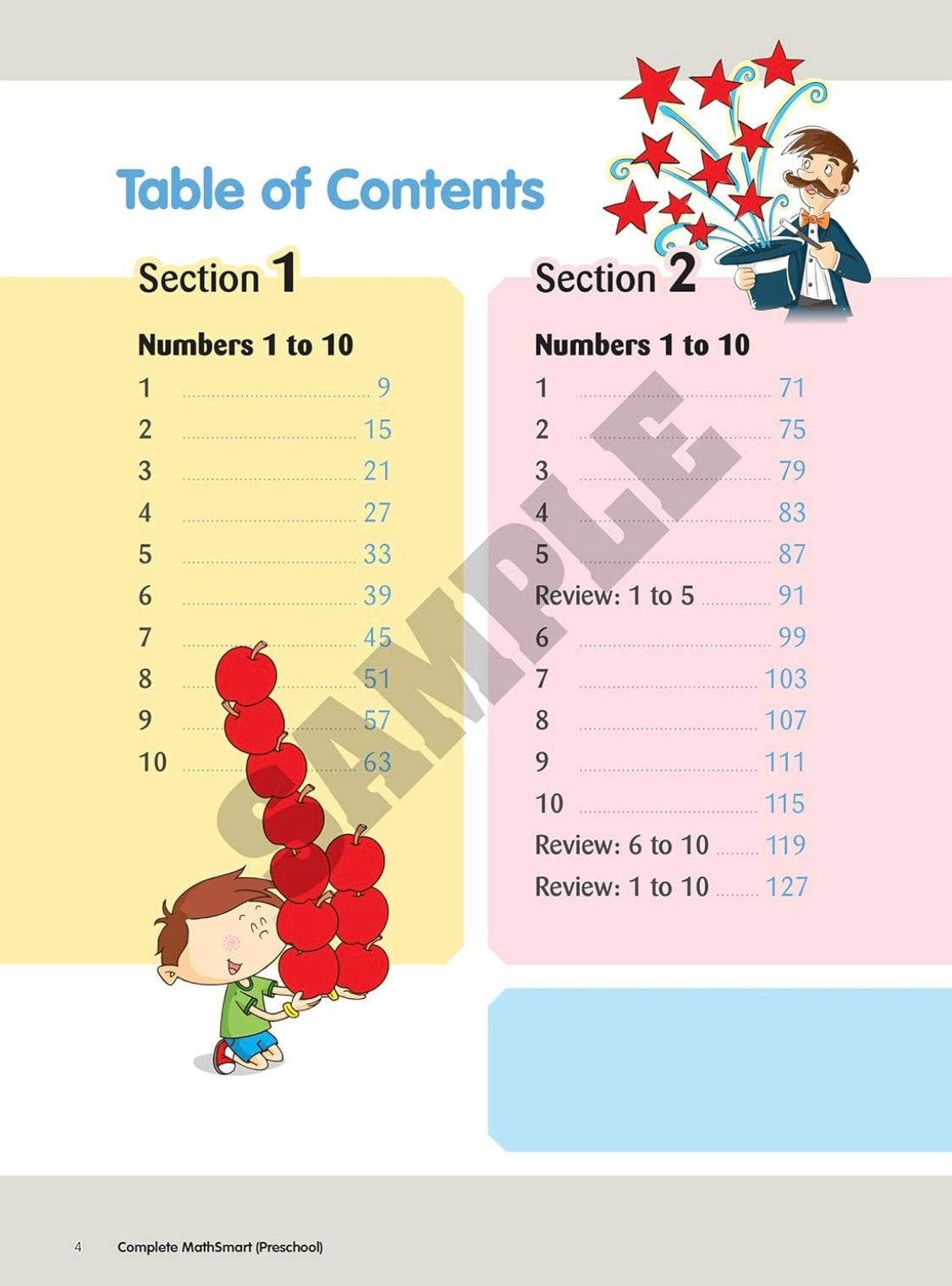 Math Smart Preschool (Practice Book)