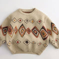 Load image into Gallery viewer, Nordic Diamond Knit Sweater
