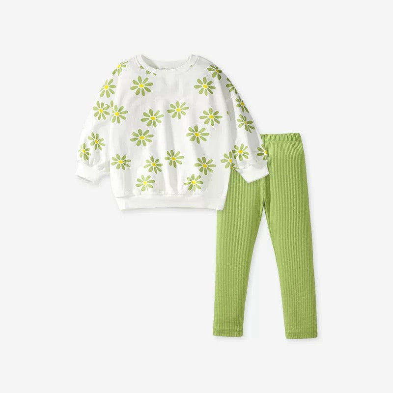 Green Daisy Set