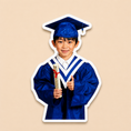 Load image into Gallery viewer, Custom Graduation Die-Cut Magnet
