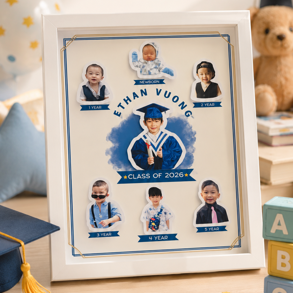Graduation 3D Custom Frame