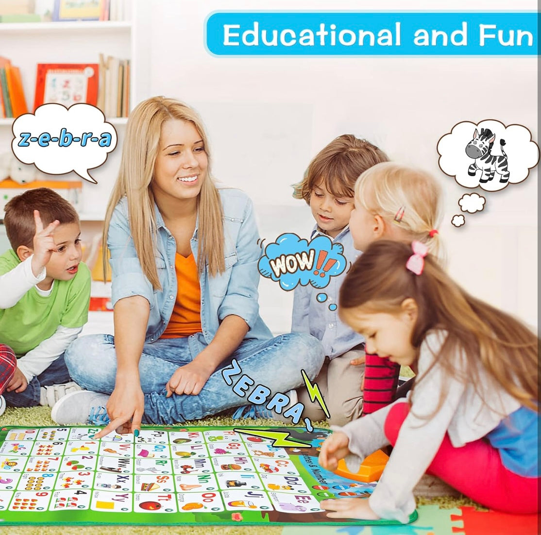 Alphabets & Animals Poster + Sound