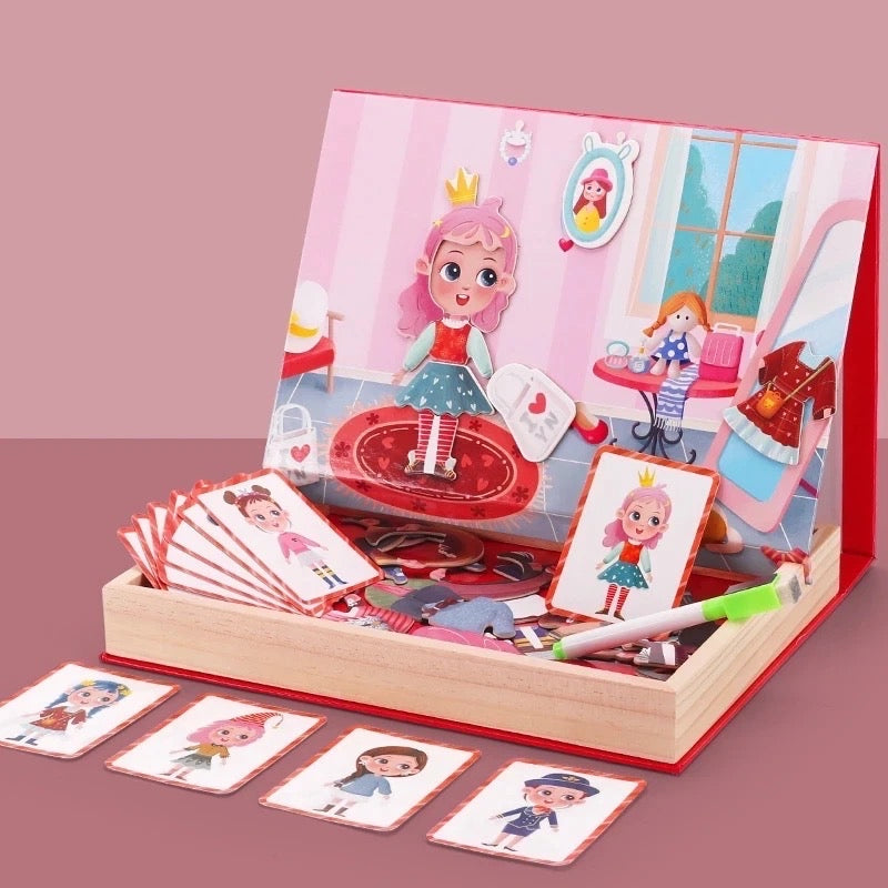 Magnetic Changing Clothes Box