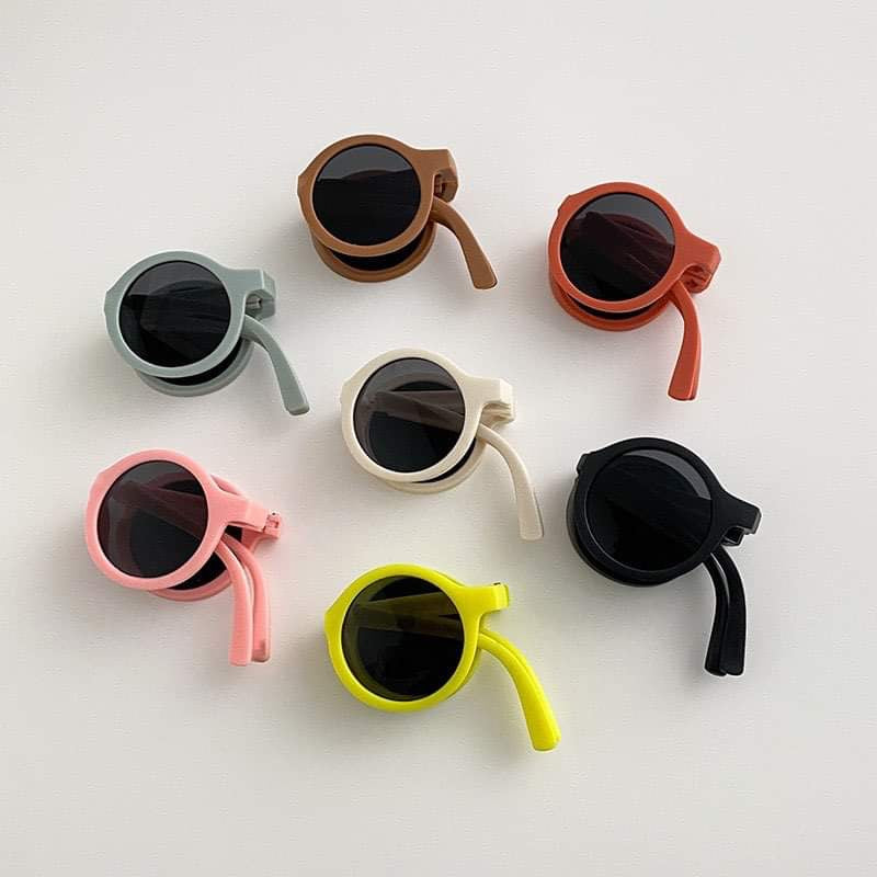 Round Foldable Sun Glass + Holder