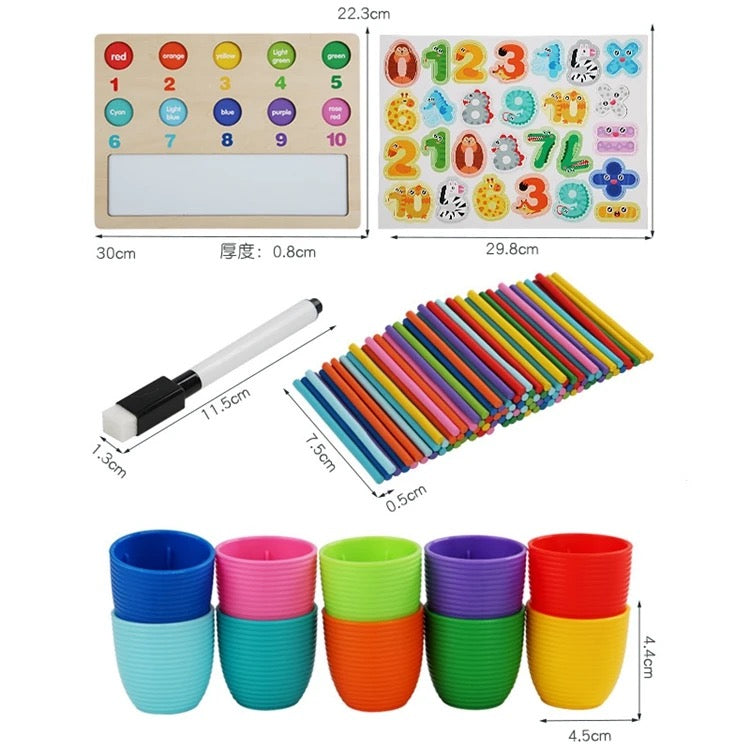 Wooden Math Board Set