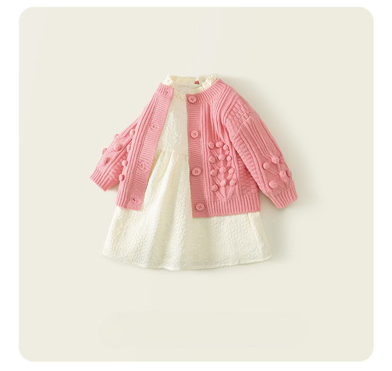 Spring Babydoll Dress + Sweater