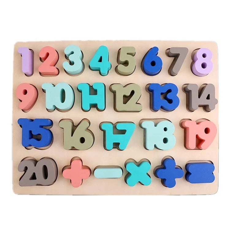 2-Packs Wooden Alphabet & Numbers