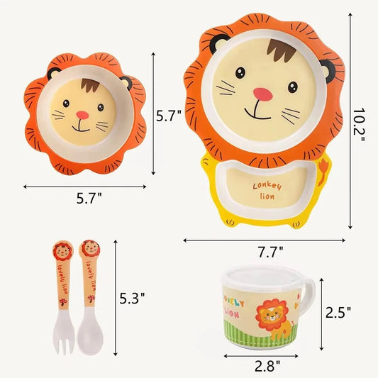 Lion Bamboo Set