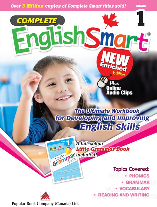 English Smart Grade 1 Practice Book & Audio