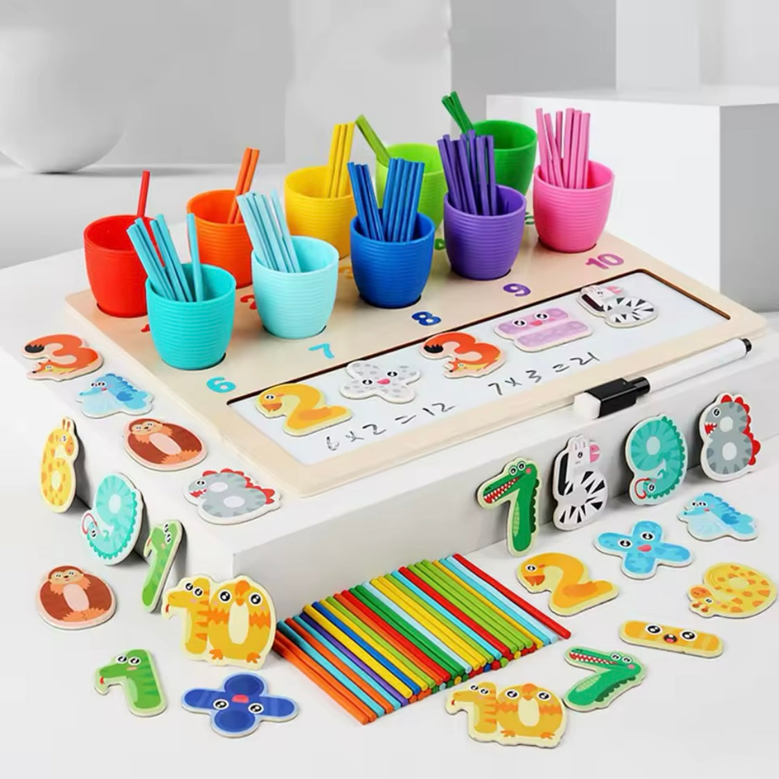 Wooden Math Board Set