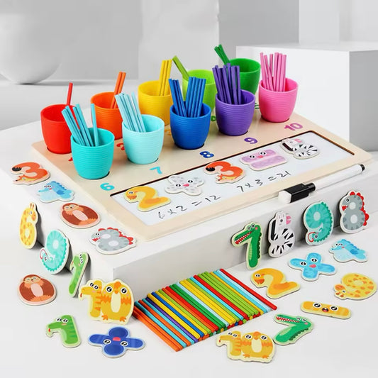 Wooden Math Board Set