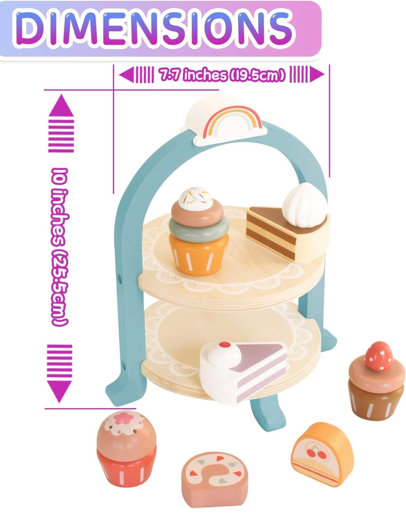 Wooden Cake Stand
