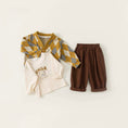 Load image into Gallery viewer, Combo 3pcs - Cozy Argyle Smile Set
