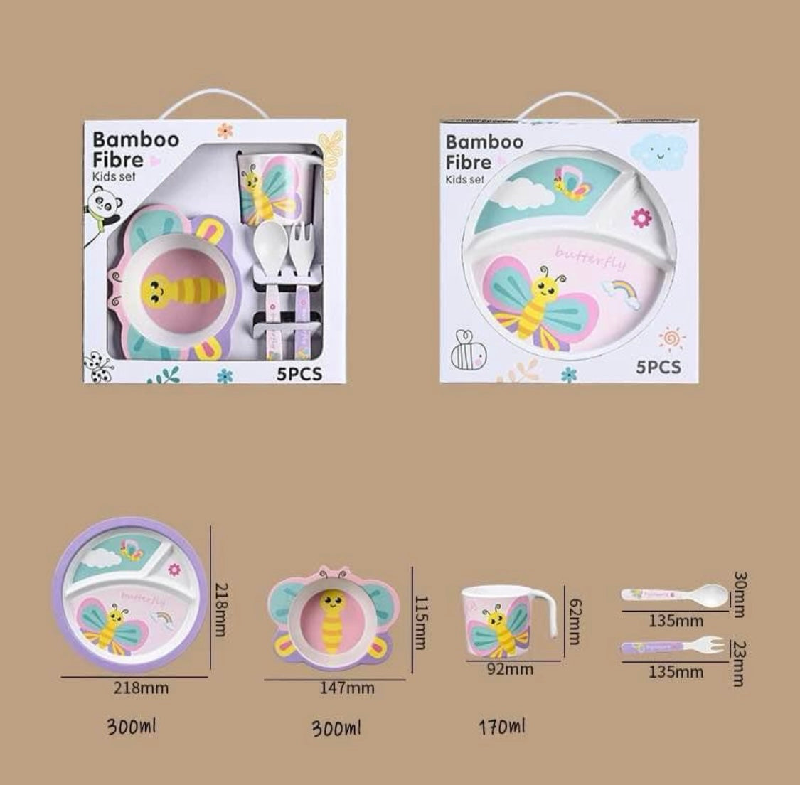 Butterfly Bamboo Set