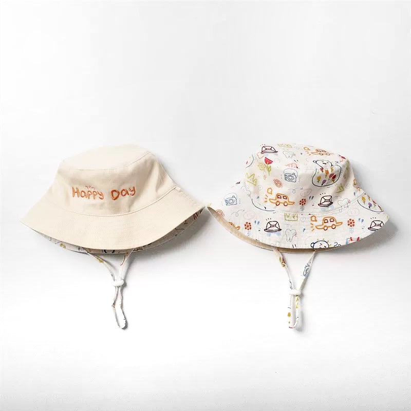 Happy Day Reversible Bucket Hat