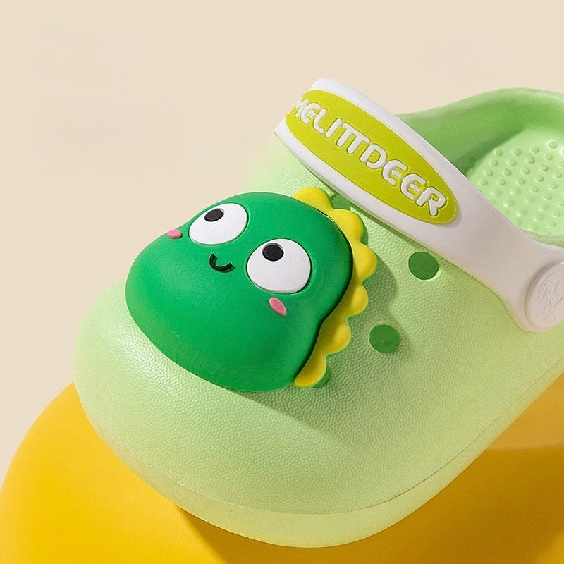 Green Dino Crocs