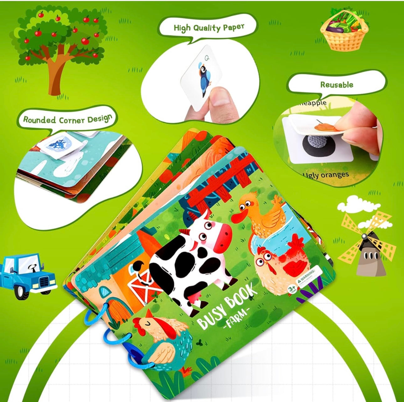 Farm Busy Book