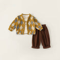 Load image into Gallery viewer, Combo 3pcs - Cozy Argyle Smile Set
