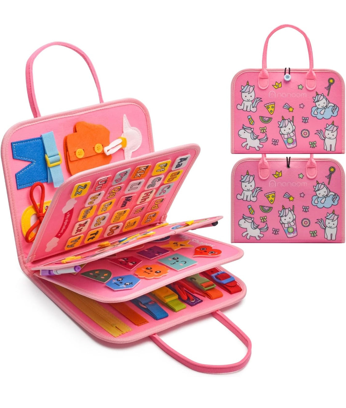 Pink Busy Board Bag