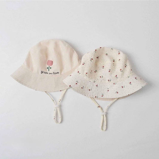 Flower Reversible Bucket Hat