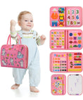 Load image into Gallery viewer, Pink Busy Board Bag
