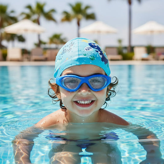 Blue Dino Goggles Set