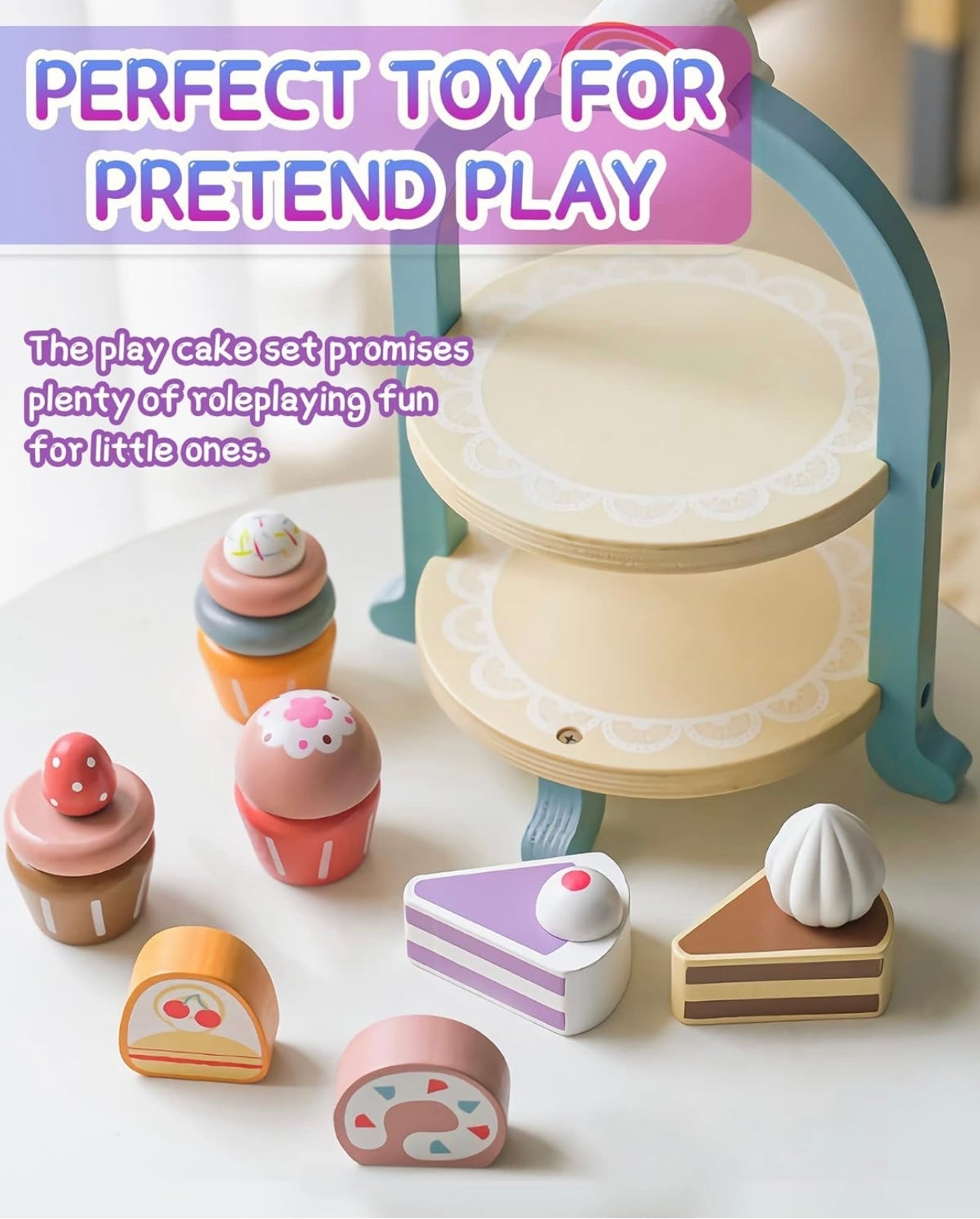 Wooden Cake Stand