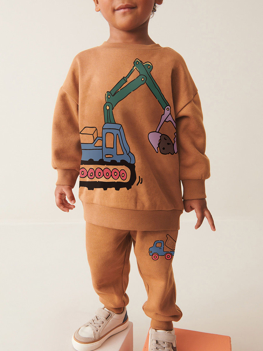 Excavator Brown Set