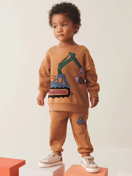 Excavator Brown Set
