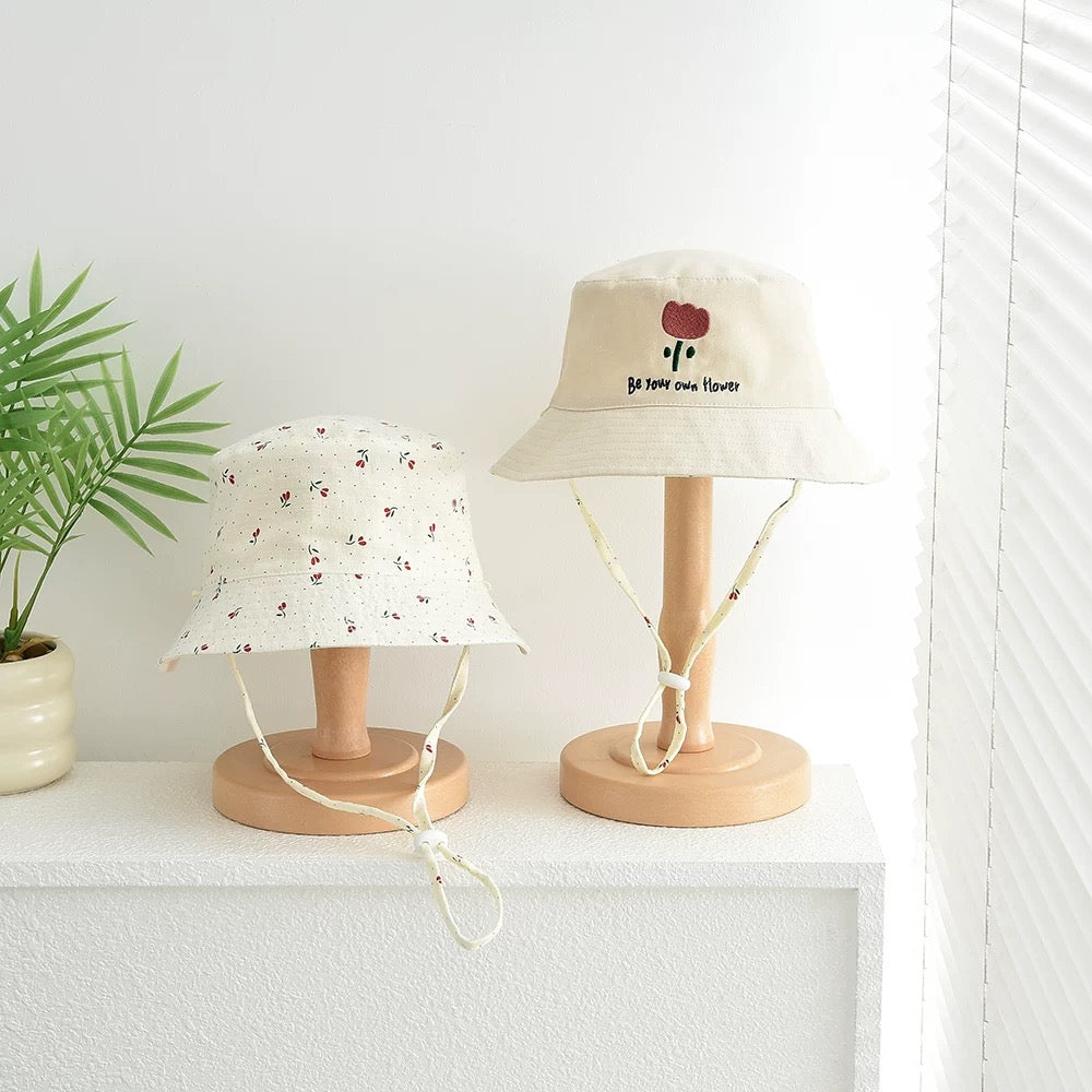 Flower Reversible Bucket Hat