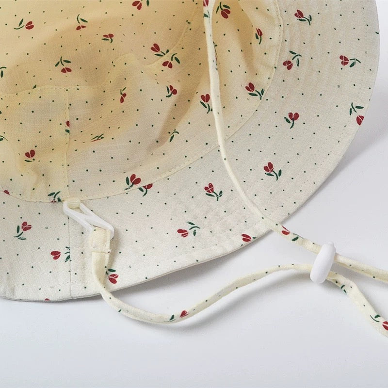 Flower Reversible Bucket Hat
