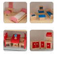 Load image into Gallery viewer, Wooden Doll House & Accessories

