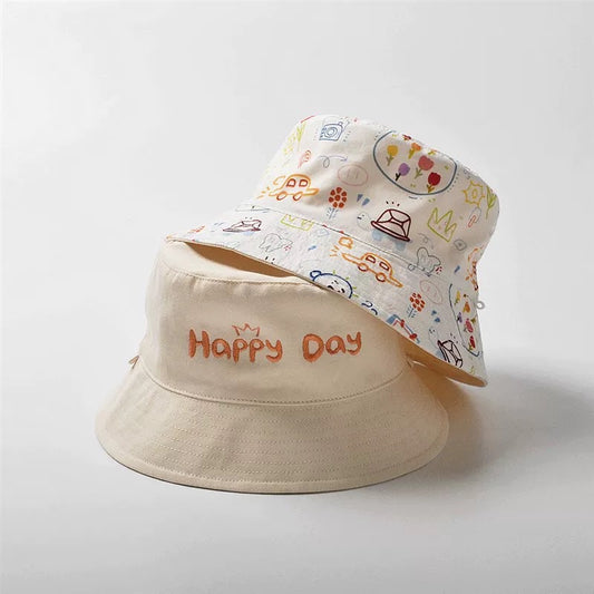 Happy Day Reversible Bucket Hat