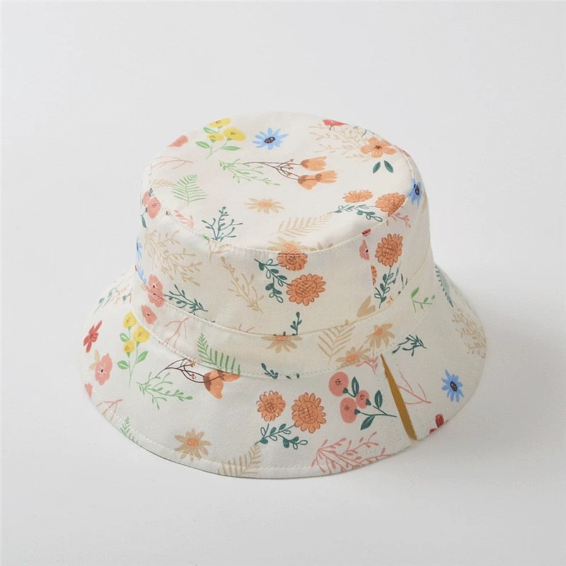 Summer Floral Reversible Bucket Hat