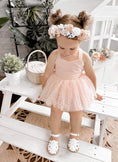 Load image into Gallery viewer, Tulle Bodysuit Dress
