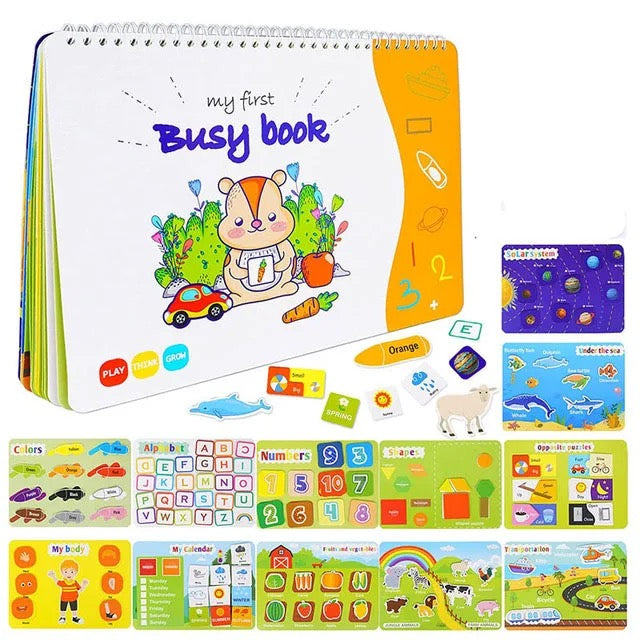 Busy Book (12 Themes)